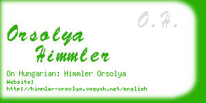 orsolya himmler business card
